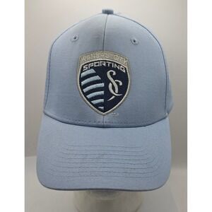 Sporting‎ Kansas City MLS Soccer Hat Cap Adult Strapback Baby Blue